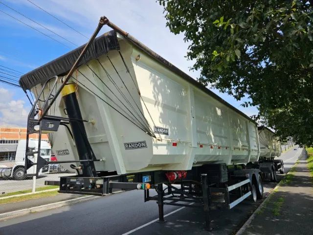 Rodocaçamba Randon Ano 20 Dolly Reto lona Fácil Rodado Disco Sem pneus  - Foto 5