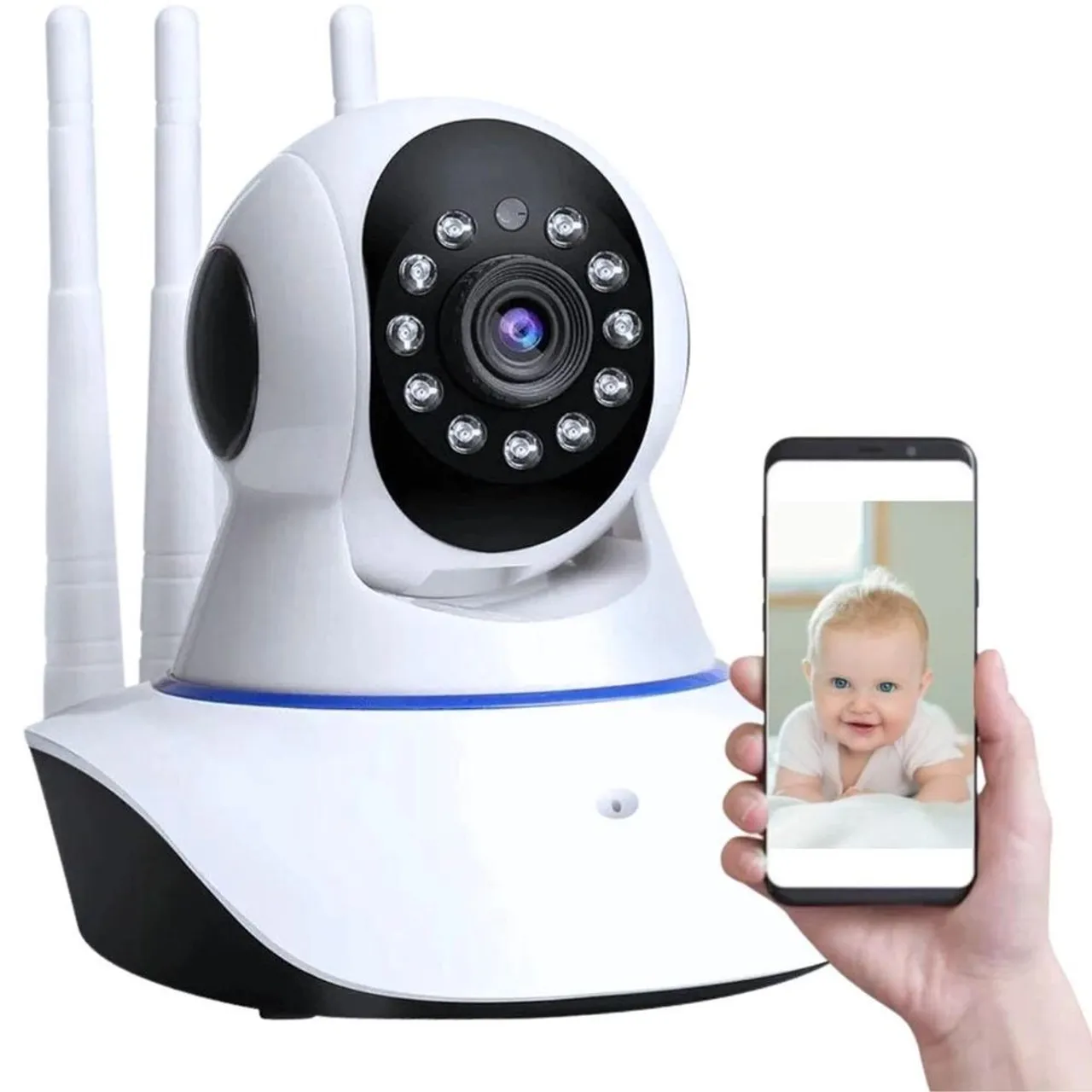 CAMERA IP YOOSEE GIRATORIA 360 ÁREA INTERNA (ENTREGA GRATIS)