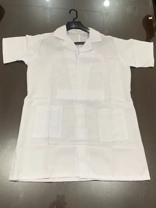kit com 12 und - jaleco de oxford branco manga curta com 02 bolsos - Foto 3
