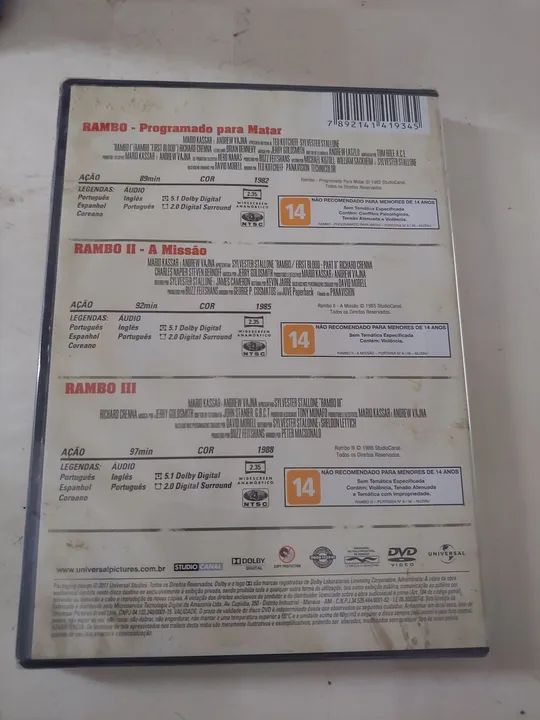 Box Dvd Trilogia Rambo - Foto 2