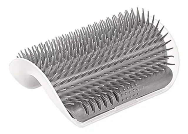 Kit 2 Escovas Parede Tira Pelos Cantos Gatos com Catnip Massagem - Foto 2