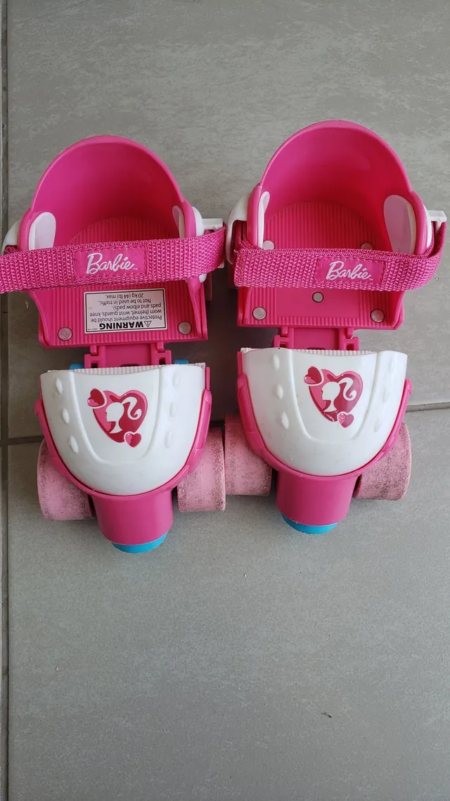 Patins infantil barbie adaptável