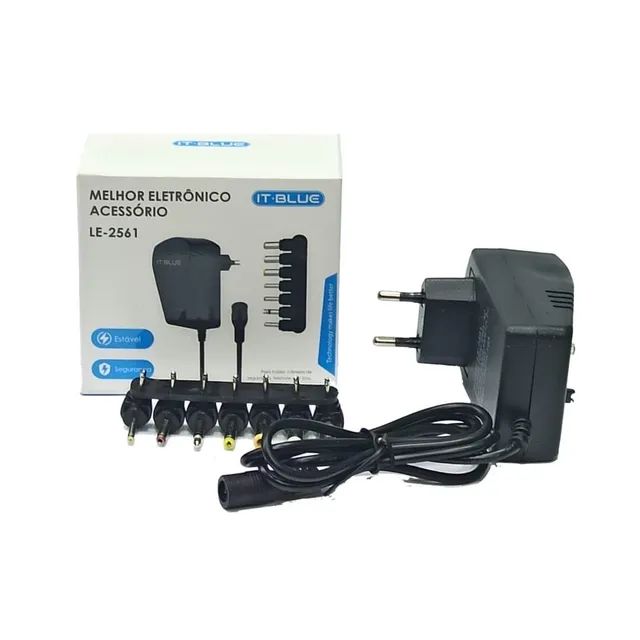 Fonte Universal Regulável 3V a 12V 3A 30W com 7 Pinos Bivolt - Foto 3