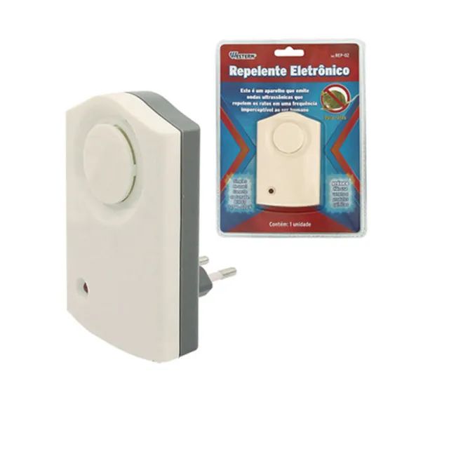 Repelente Eletrônico Espanta Ratos E Baratas - Bi-volt 127v 220v