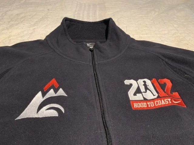 Jaqueta Original Feminino Fleece Zip-Up Nike 2012 Hood To Coast Running Therma Fit - Tam G - Foto 4