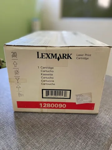 Cartucho de toner preto original Lexmark W820, X820 12B0090! tenho 2 unidades