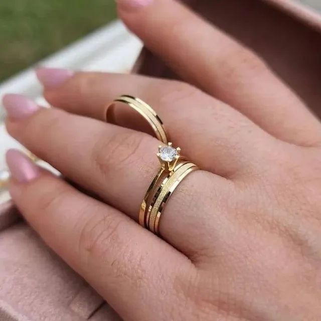 PAR DE ALIANÇAS COMPROMISSO  - Foto 6