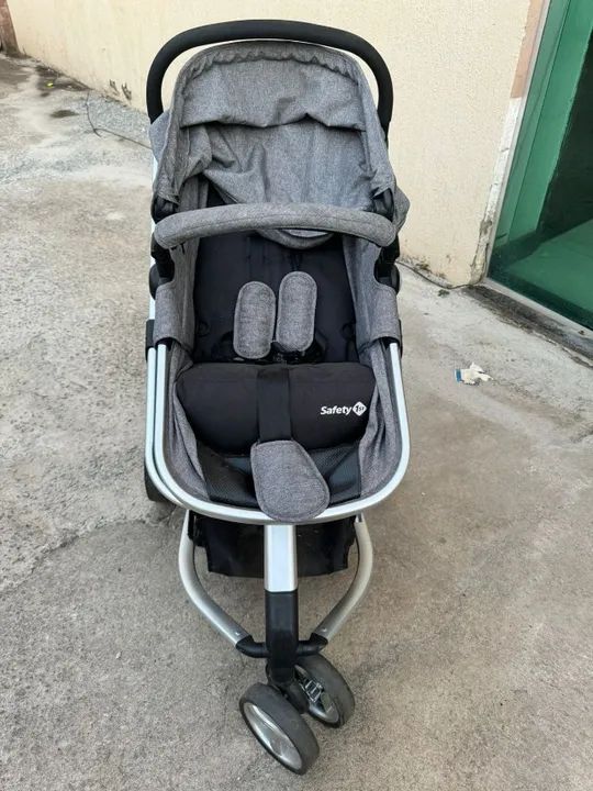 Carrinho de bebê e cadeirinha/bebê conforto (seminovos) - Foto 2