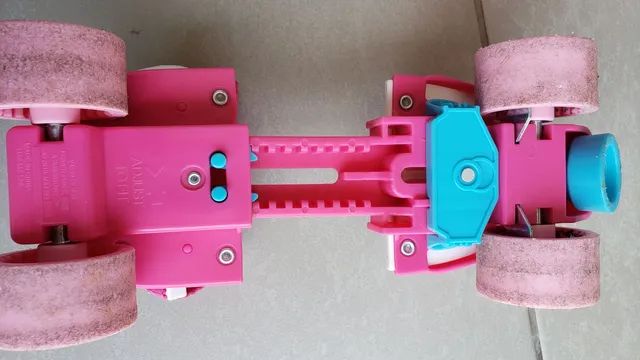 Patins infantil barbie adaptável  - Foto 3