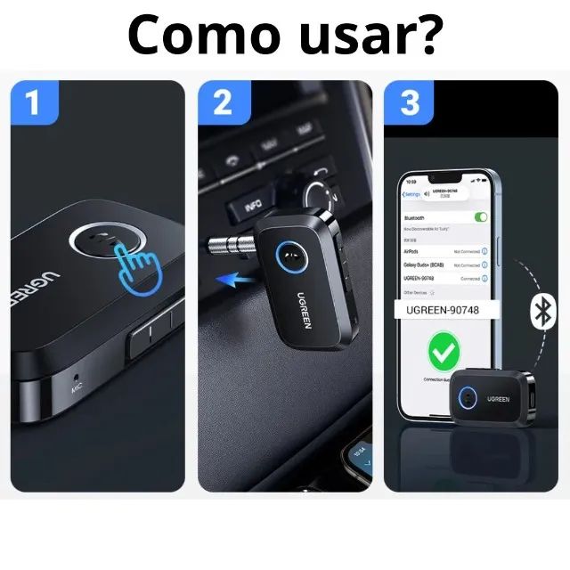 Black friday Adaptador Veicular Ugreen - Bateria interna e acessórios completos - Foto 2