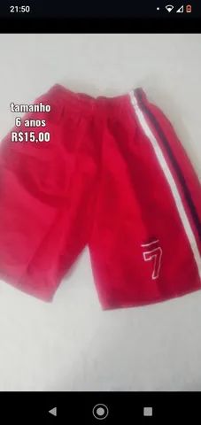 Shorts infantis em moletom e Tactel temos opções de 8 a 2 anos - Foto 6