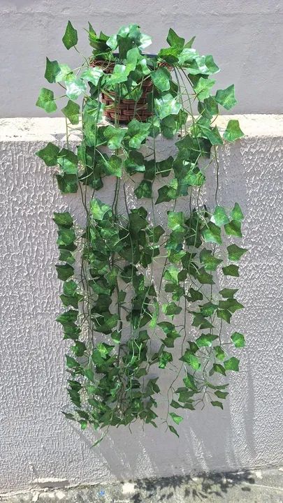 Planta Artificial Hastes de Folhas Verdes - Foto 3