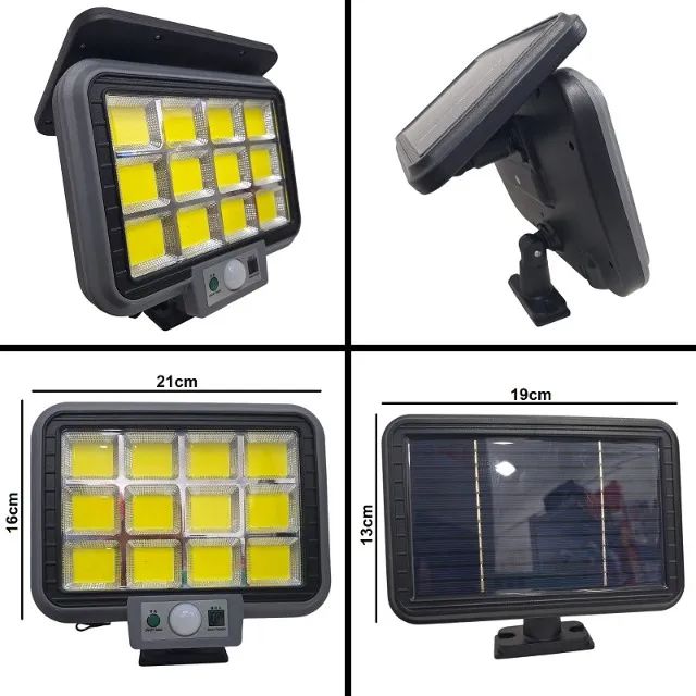 Refletor LED Solar 15W com Sensor de Presença e Controle - Foto 3