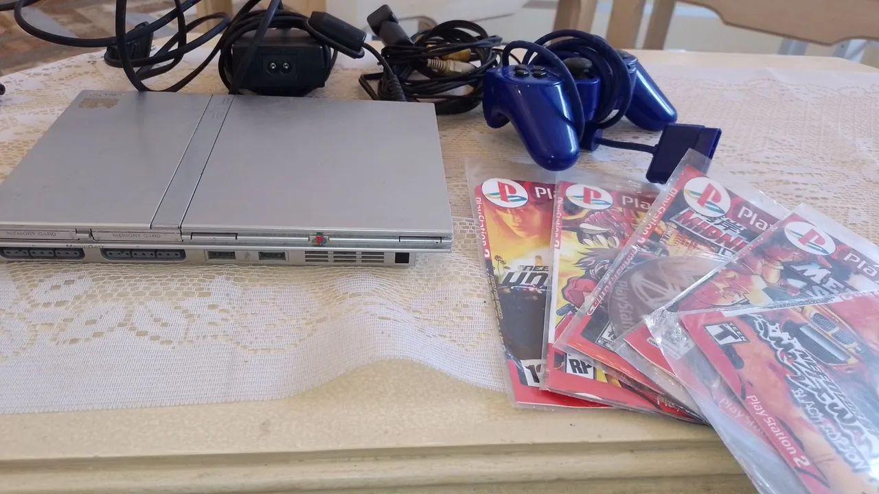 Playstation 2 Completo + 5 Jogos + 1 Manete - Foto 3