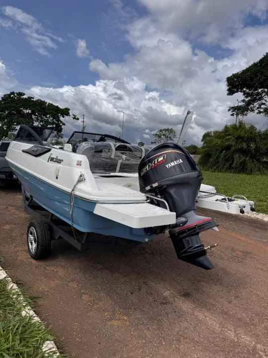 48X NO BOLETO Lancha Focker 21 Pés com motor YAMAHA 115 FINANCIADO - Foto 2