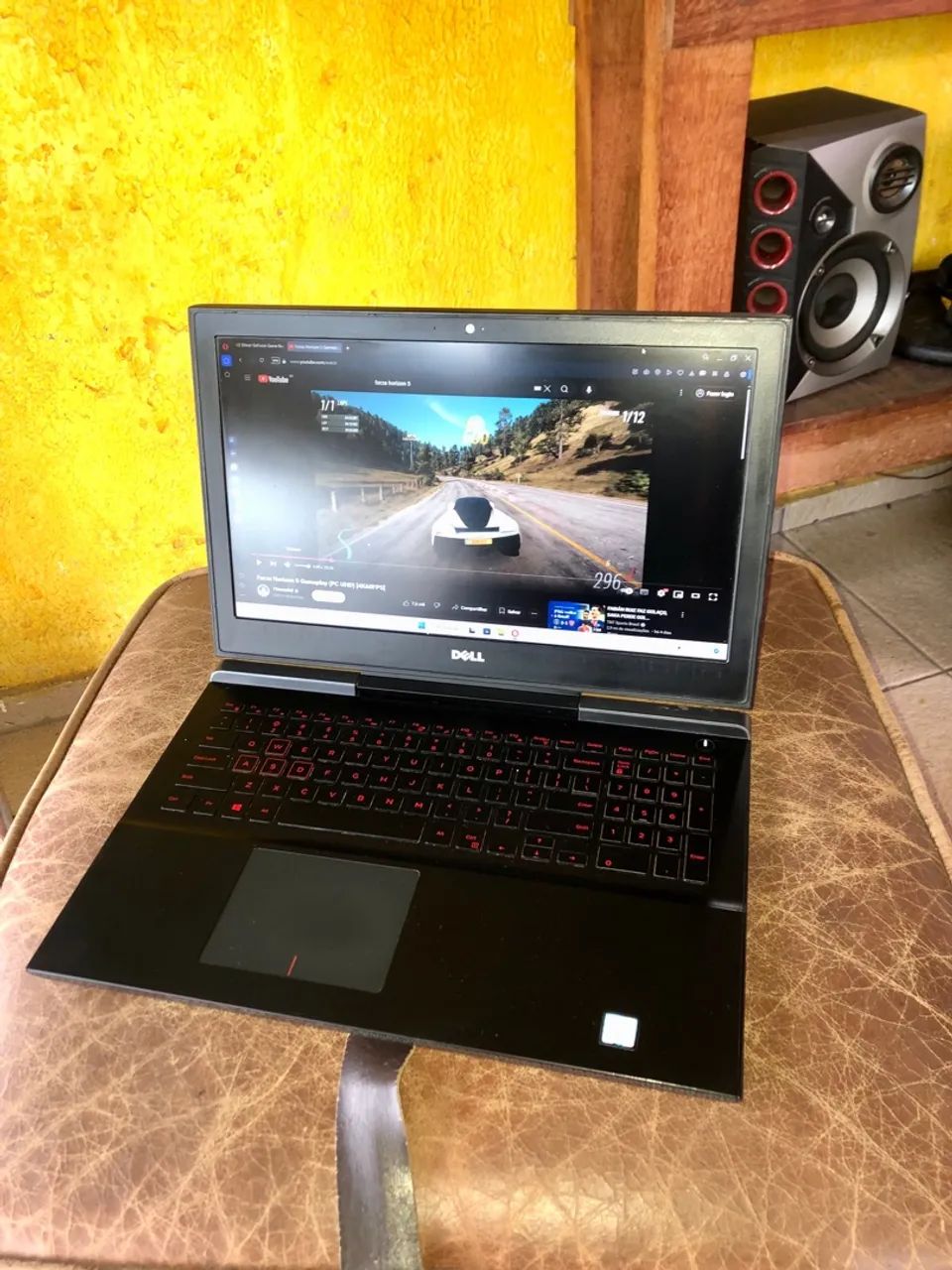 Notebook Gamer Dell i5 8gb GTX 1050 + SSD 512gb