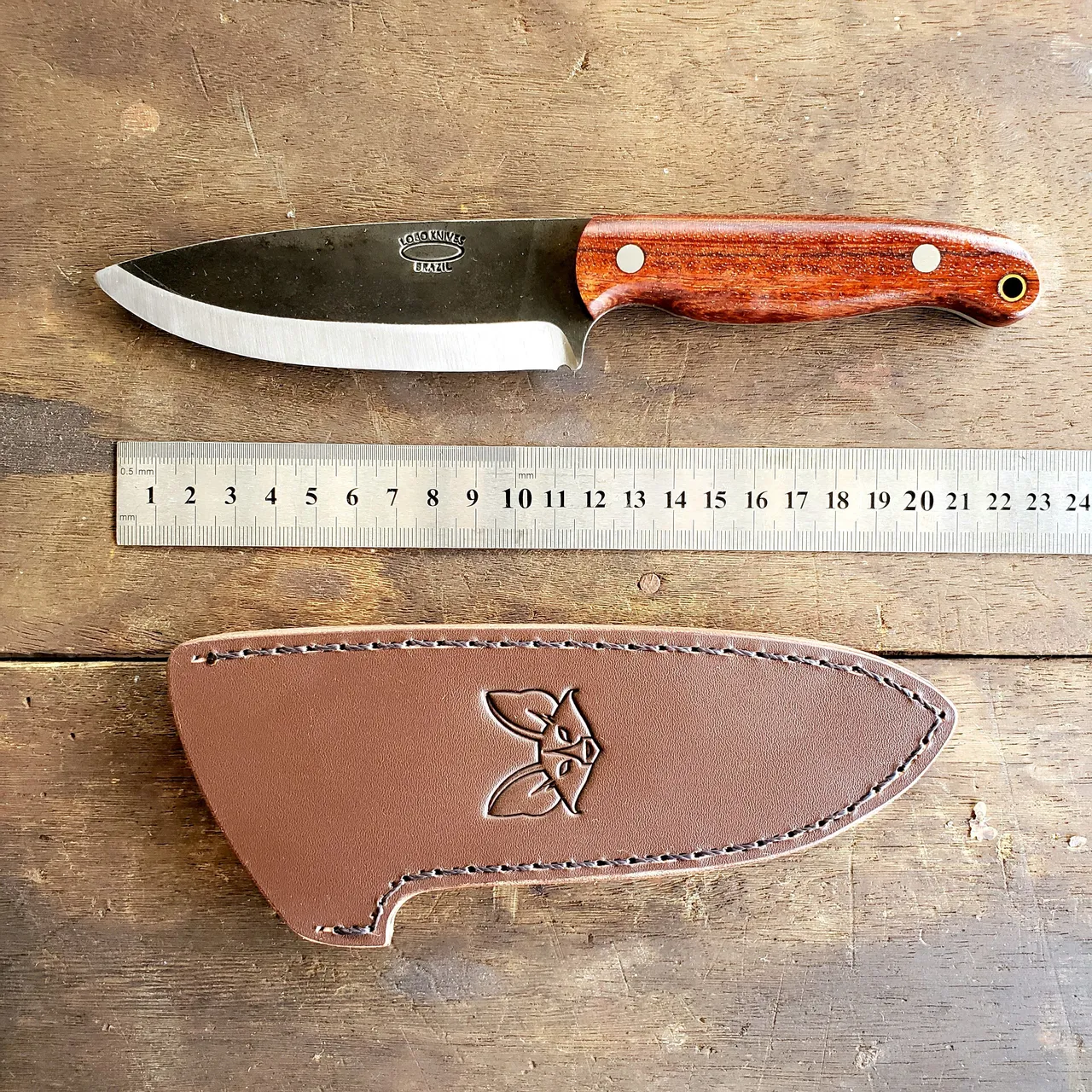 Faca para Bushcraft Lobo Knives Brasil