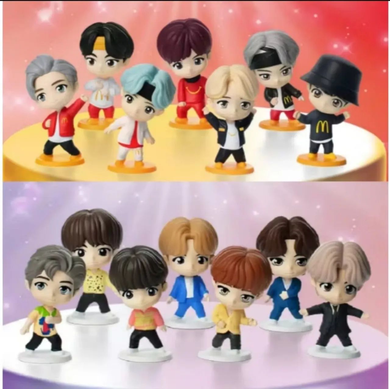 BTS Tiny Tan McDonald's Coleção Completa Novo
