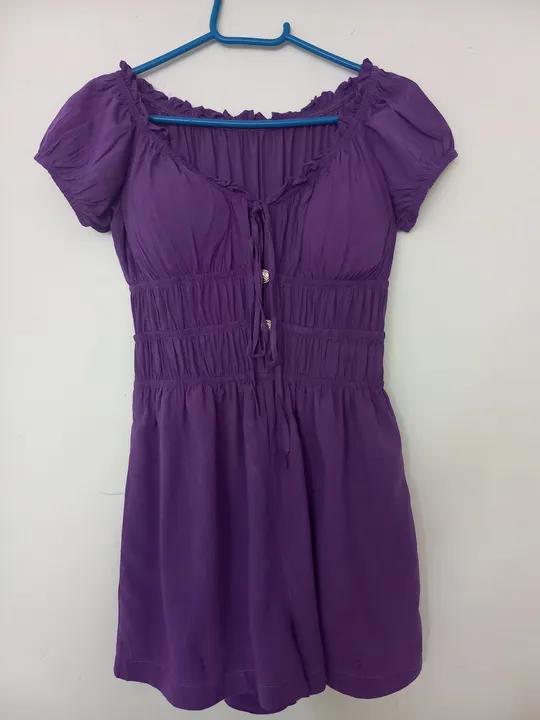 Macaquinho roxo feminino