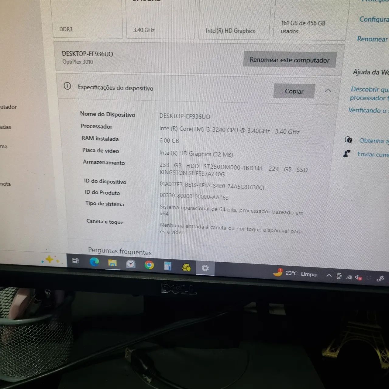 Desktop dell optiplex 3010 Core I3 e hd ssd  - Foto 5