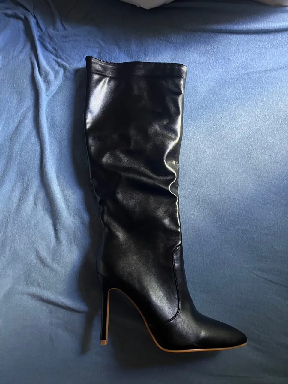 Bota Feminina Preta Salto Alto