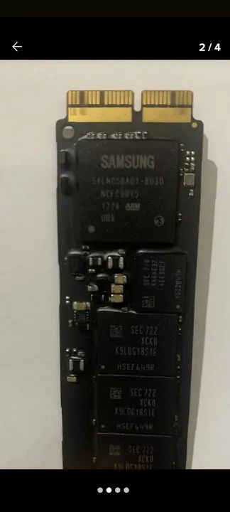 SSD 256GB para Macbook Air A1465  - Foto 4