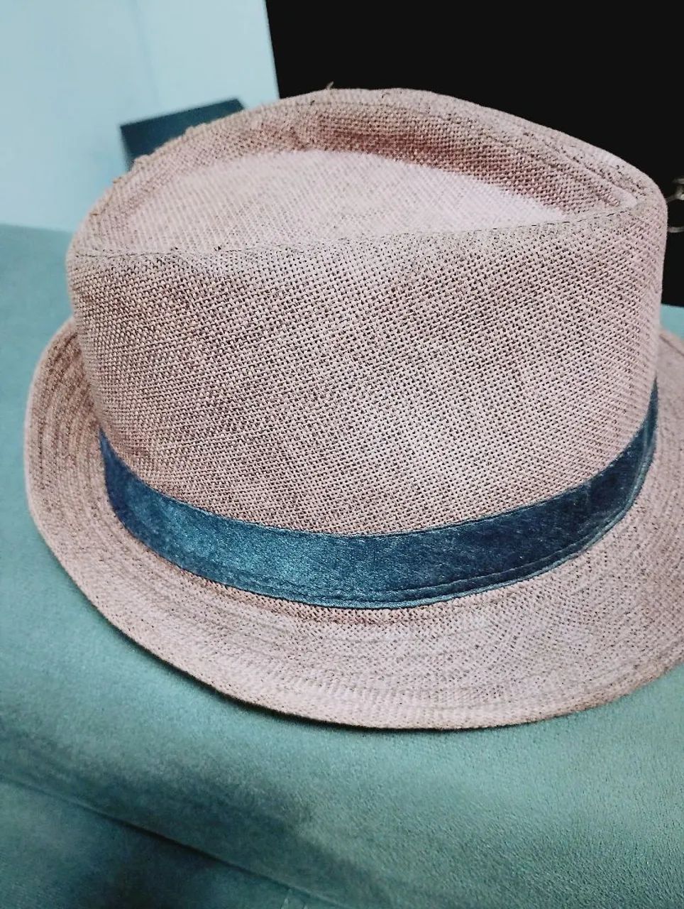 Chapéu sunnyBege com Faixa preta
