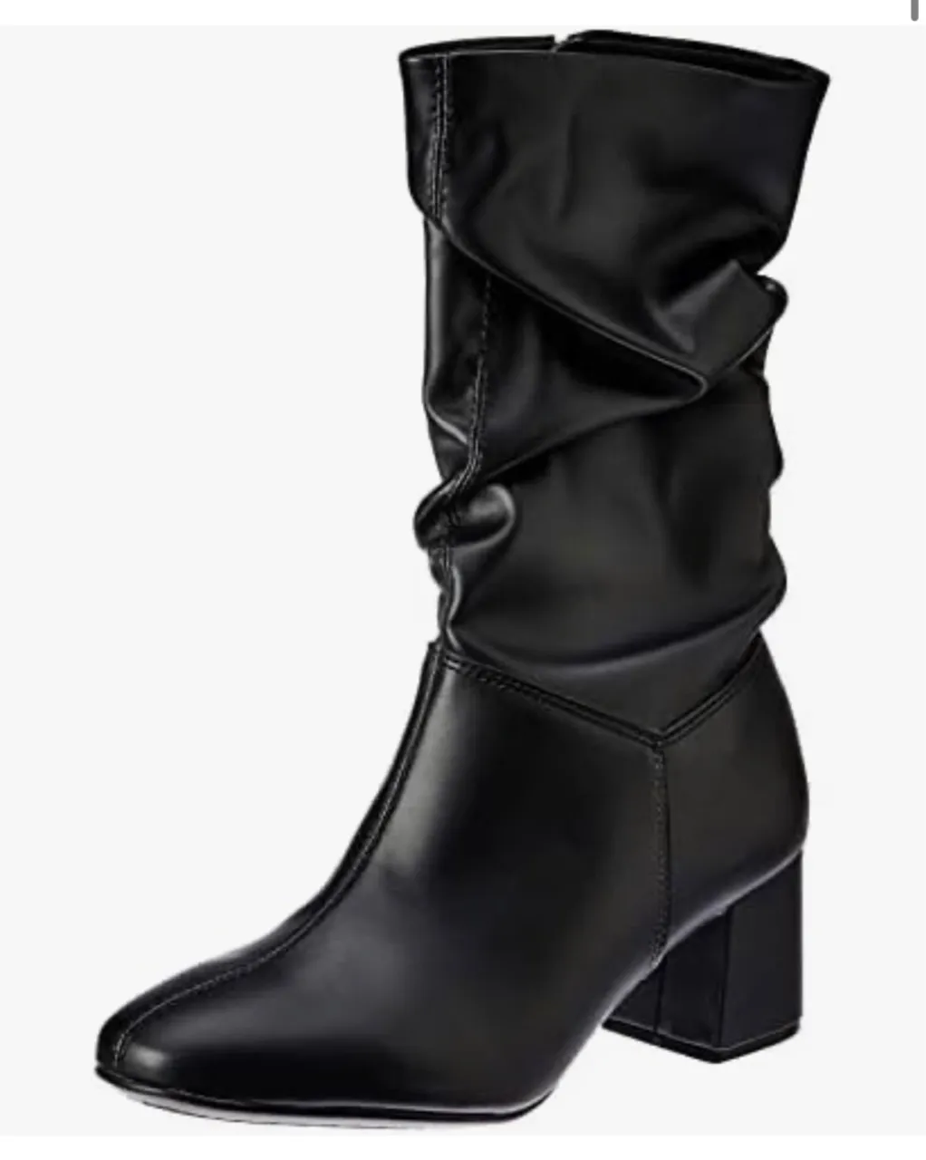 Bota Feminina Preta Cano Longo