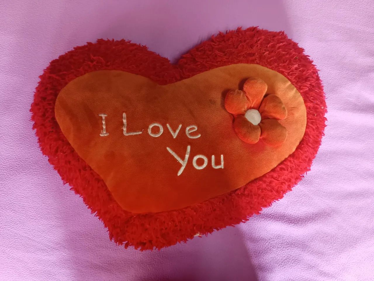 Pelúcia em formato de coração I Love You - Foto 2