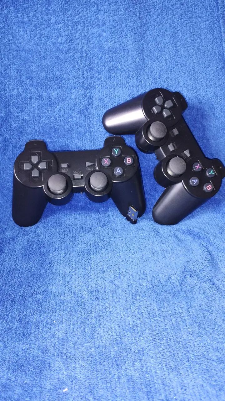 Controle de Vídeo Game para PS3 - Preto