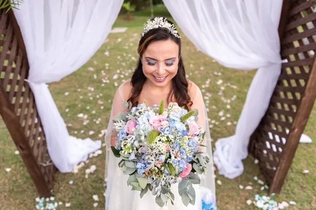 Coroa de Noiva em prata e zircônia feita à mão - Foto 4