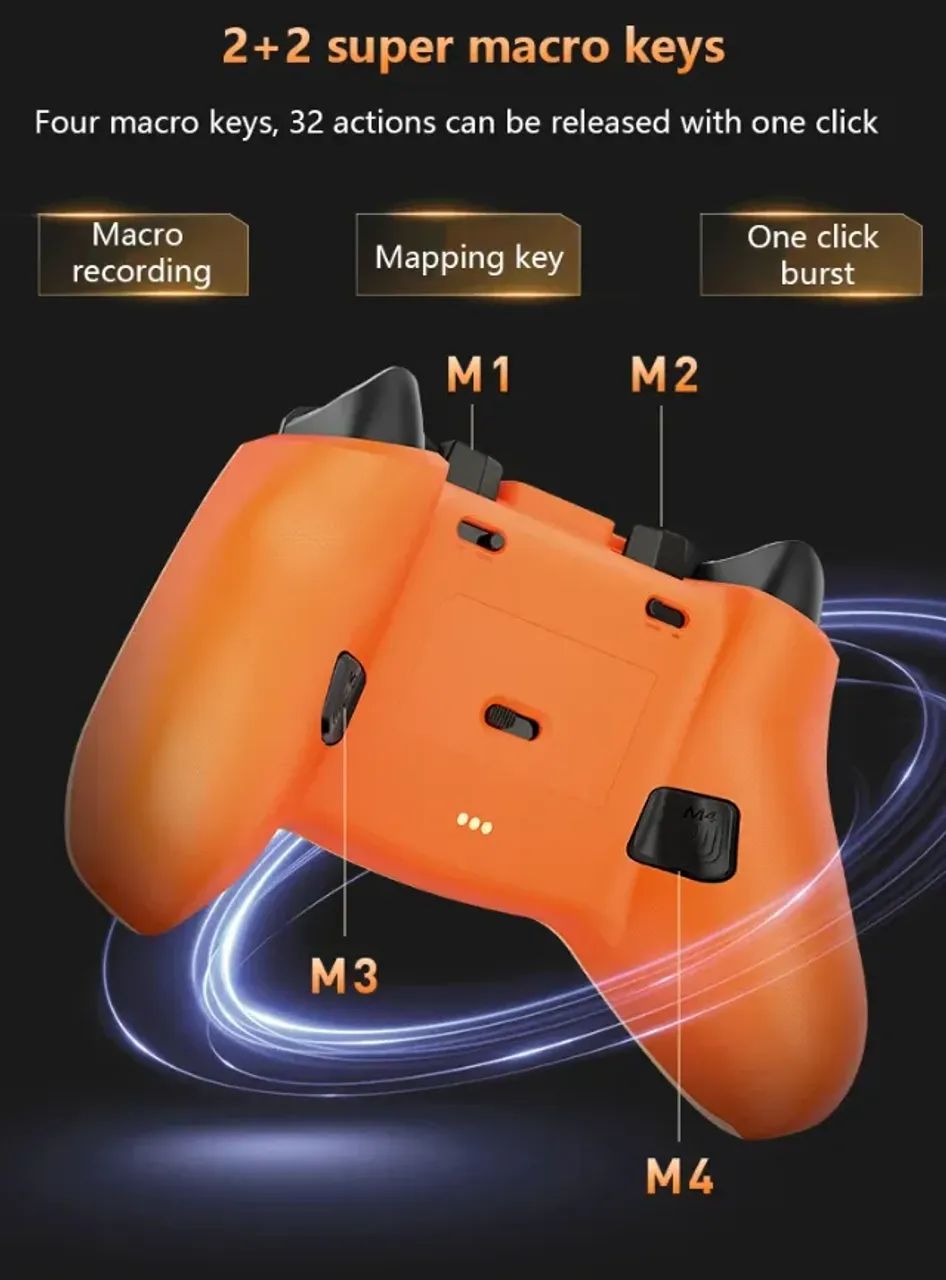 Controle Machenike G5PRO V2 10º Aniversário 2.4G Bluetooth e Fio RGB, PC / Nintendo Switch - Foto 4