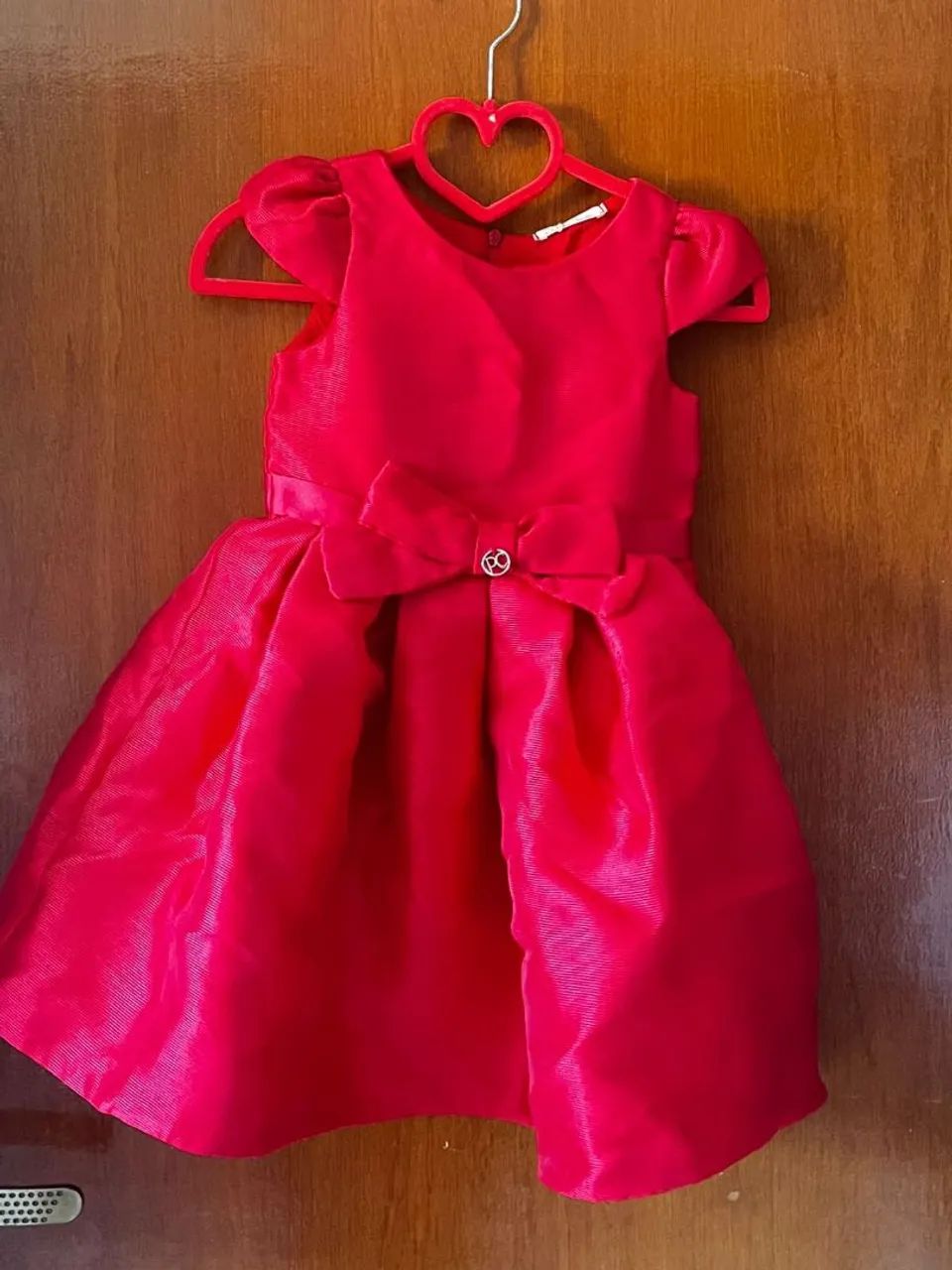 Vestido Vermelho com Laço