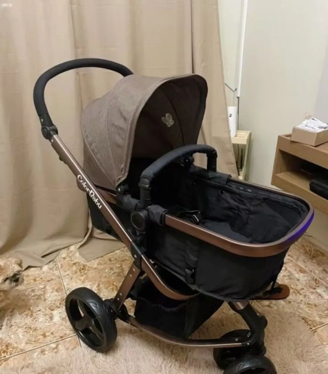 Carrinho europeu 3 em 1  - Foto 2