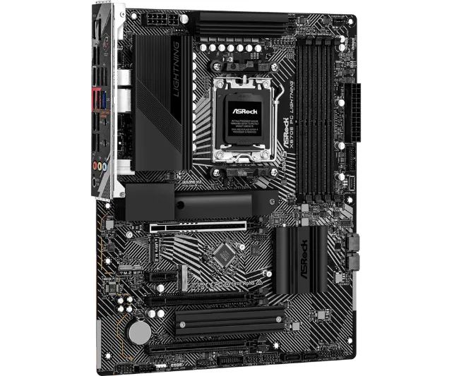 Placa Mãe Asrock X670E PG Lightning, DDR5, AM5, ATX - X670E-PG-LIGHTNING - Foto 3
