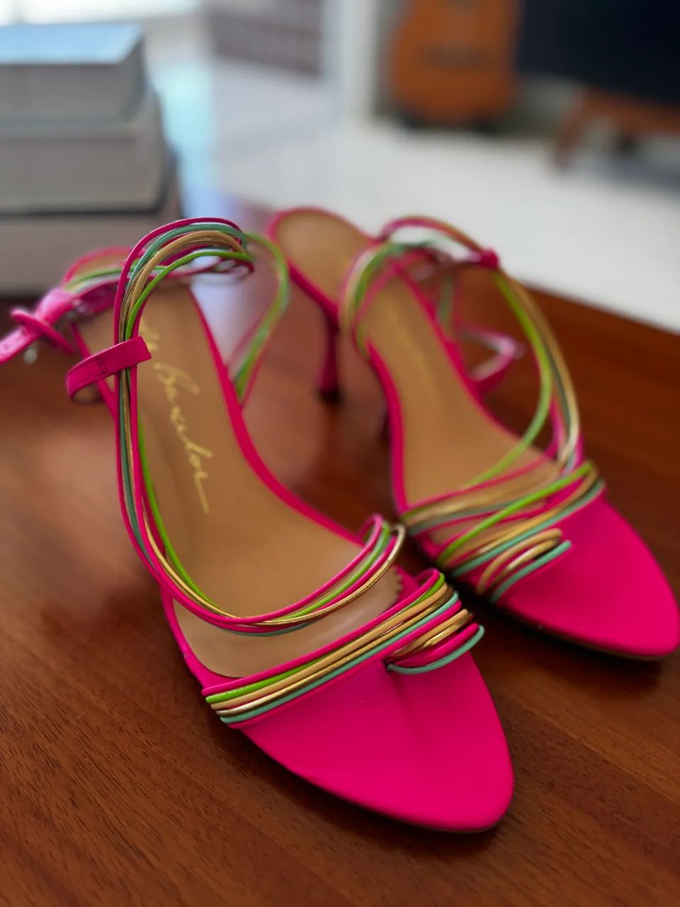 Sandália Luiza Barcelos Neon Colorida 38 - Foto 2