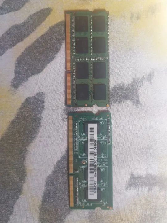 2 memórias Ram DDR3 para notebook.  - Foto 2