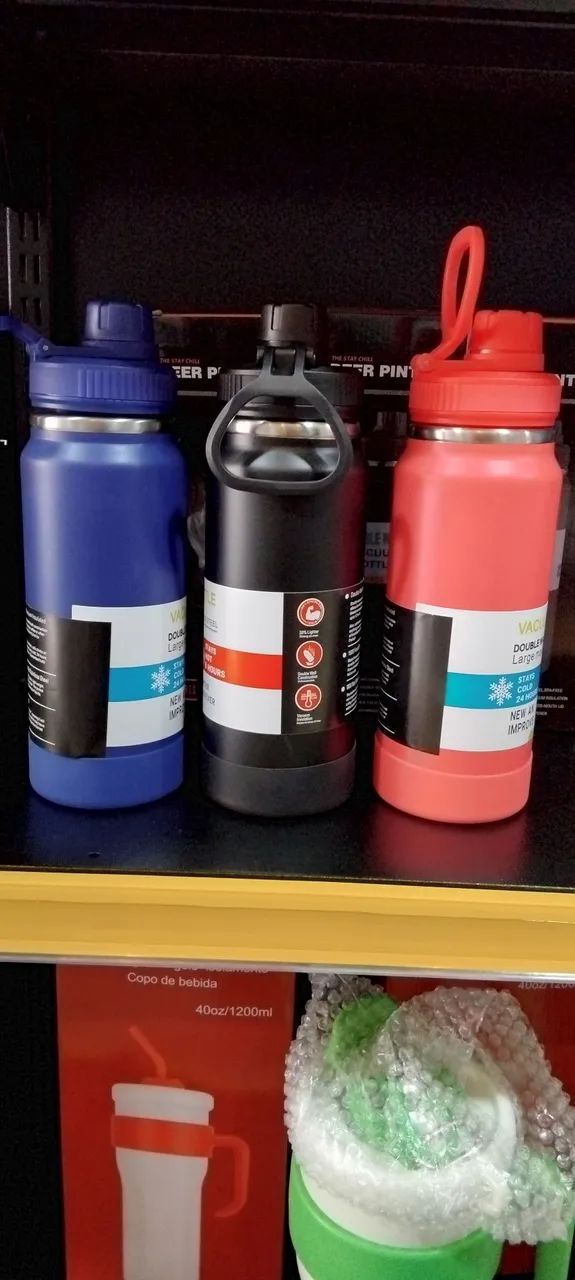 Garrafa térmica vacuum Bottle 600ML - Foto 2