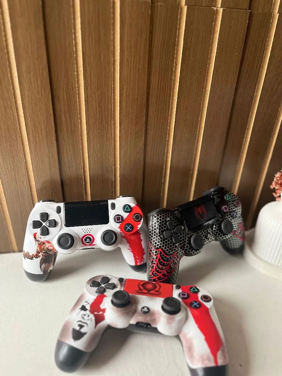 Controles PS4 Personalizados - God of War e Spider-Man