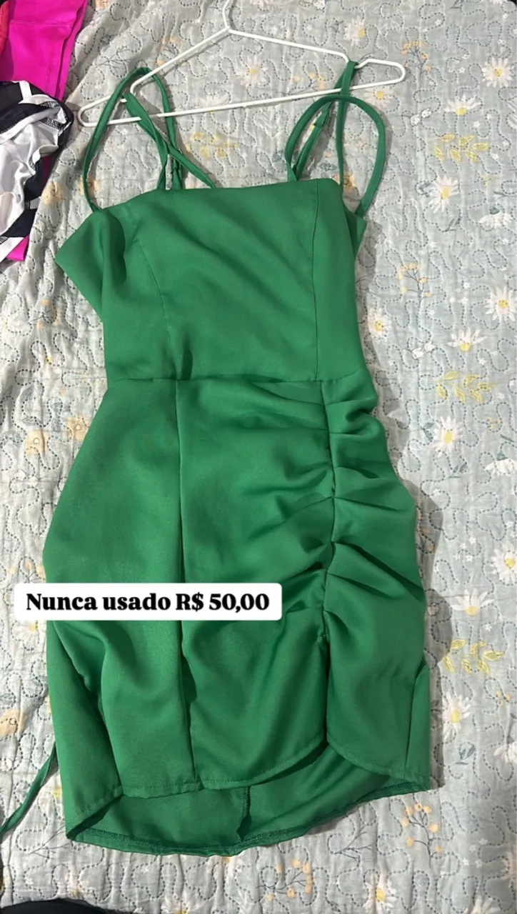 Vestido verde nunca usado