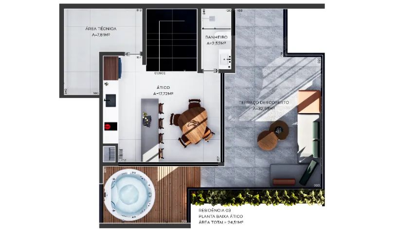 VIVA O EXTRAORDINÁRIO - TRIPLEX DE ALTO PADRÃO NO CENTRO DE SÃO JOSÉ DOS PINHAIS - Foto 4