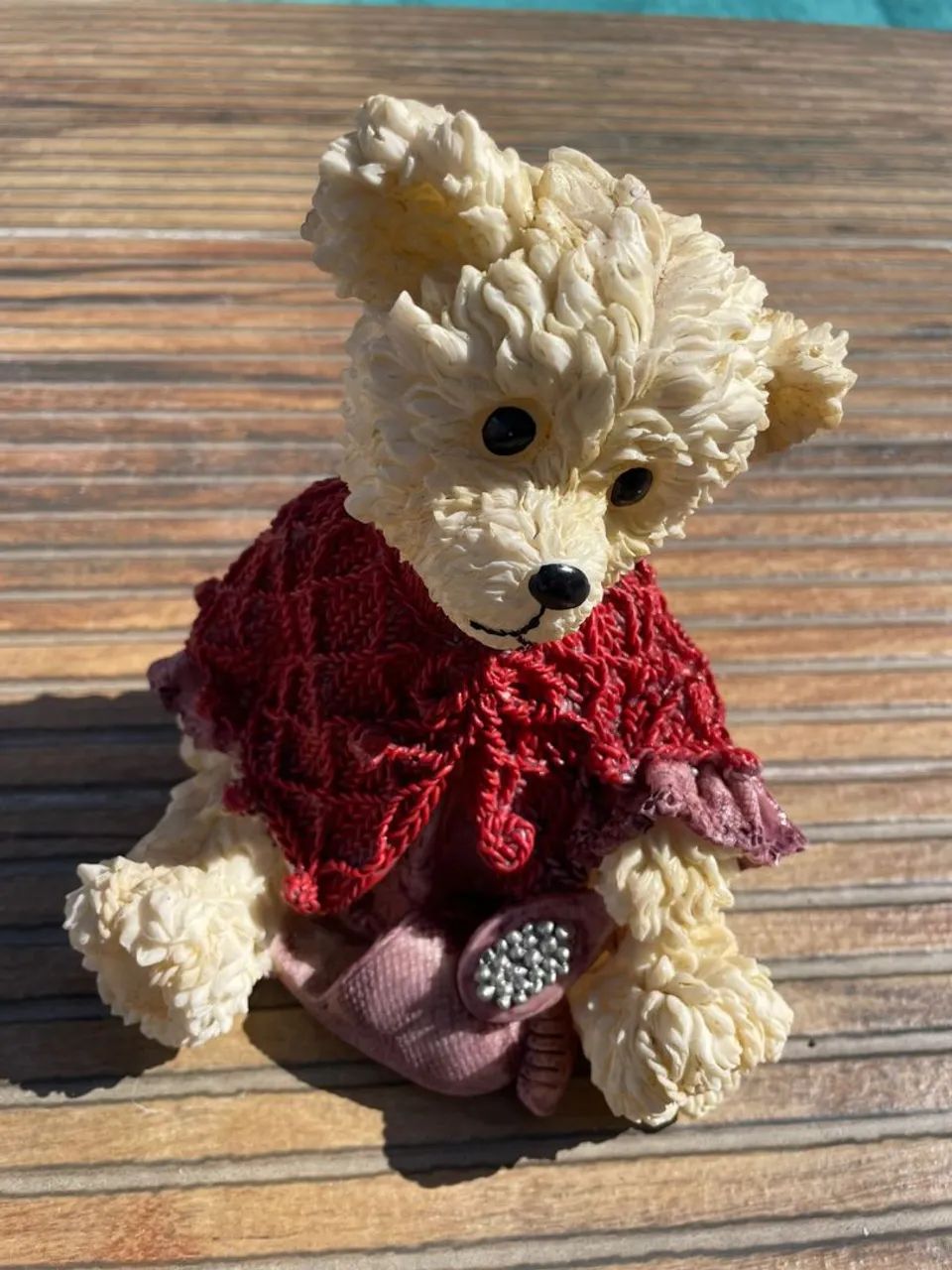Cofrinho Urso com Roupa Vermelha - Foto 3