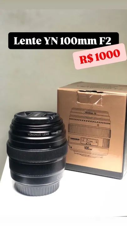 Lente YN 100mm F2