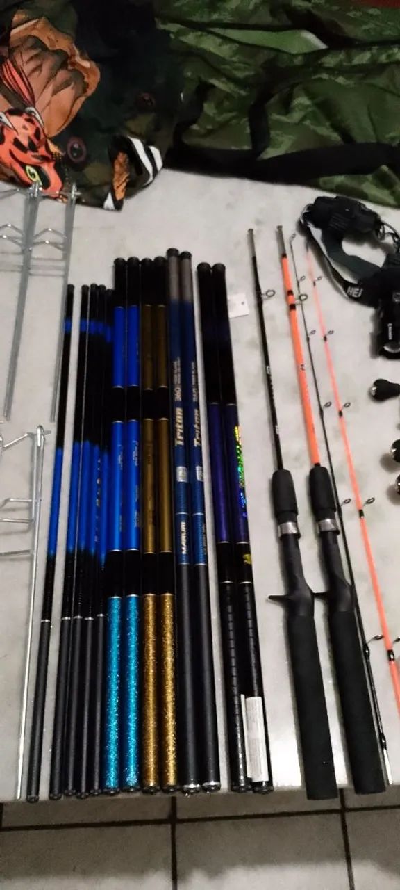 KIT PESCA COMPLETO BEM EM CONTA - Foto 4