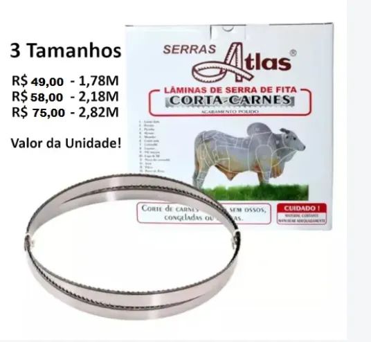 Lamina Para Serra Fita 2,18M ALTAS