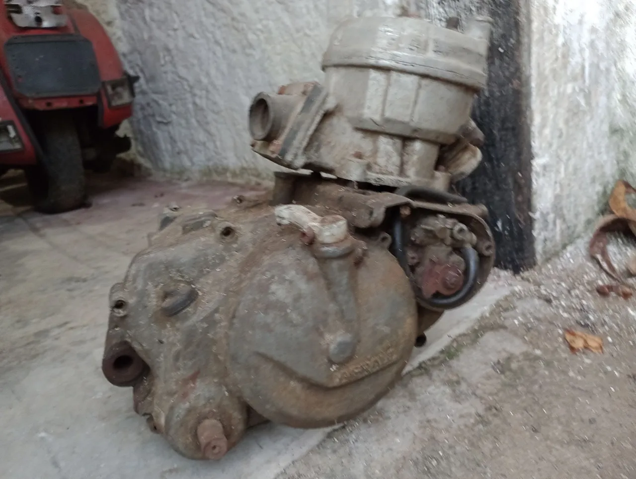 Motor de Motocicleta Antigo - Agrale Elephante