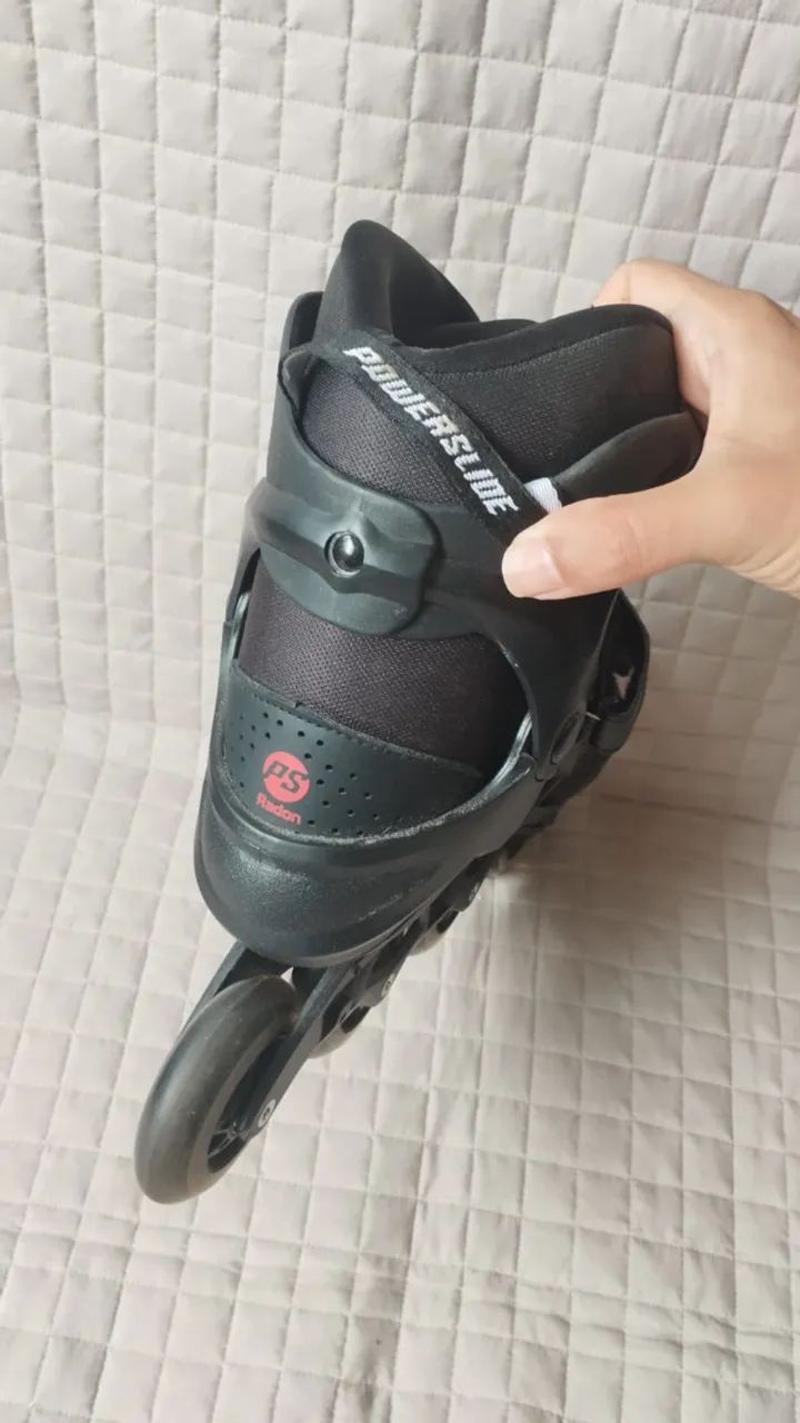 Patins Powerslide Radon 42/43 com Kit Mochila e Equipamento de Proteção - Foto 6