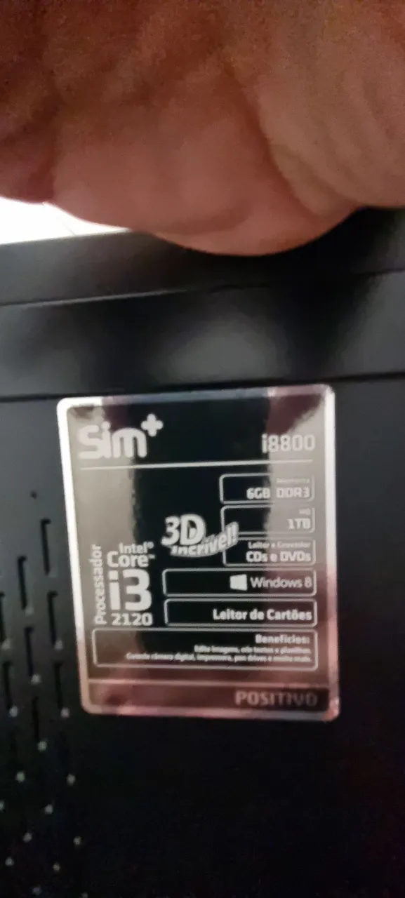 Computador Positivo Sim + i8800 com Intel Core i5