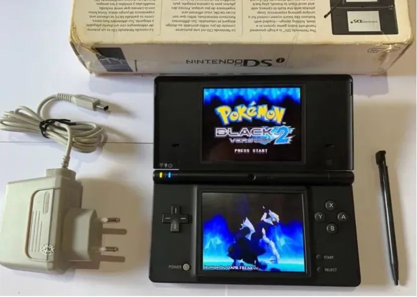 Nintendo Dsi preto desbloqueado com caixa