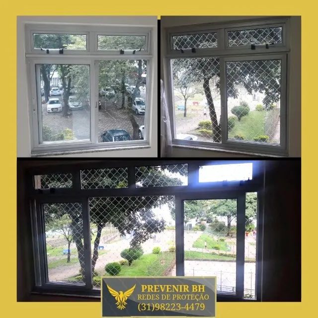 Rede de proteção para apartamentos 